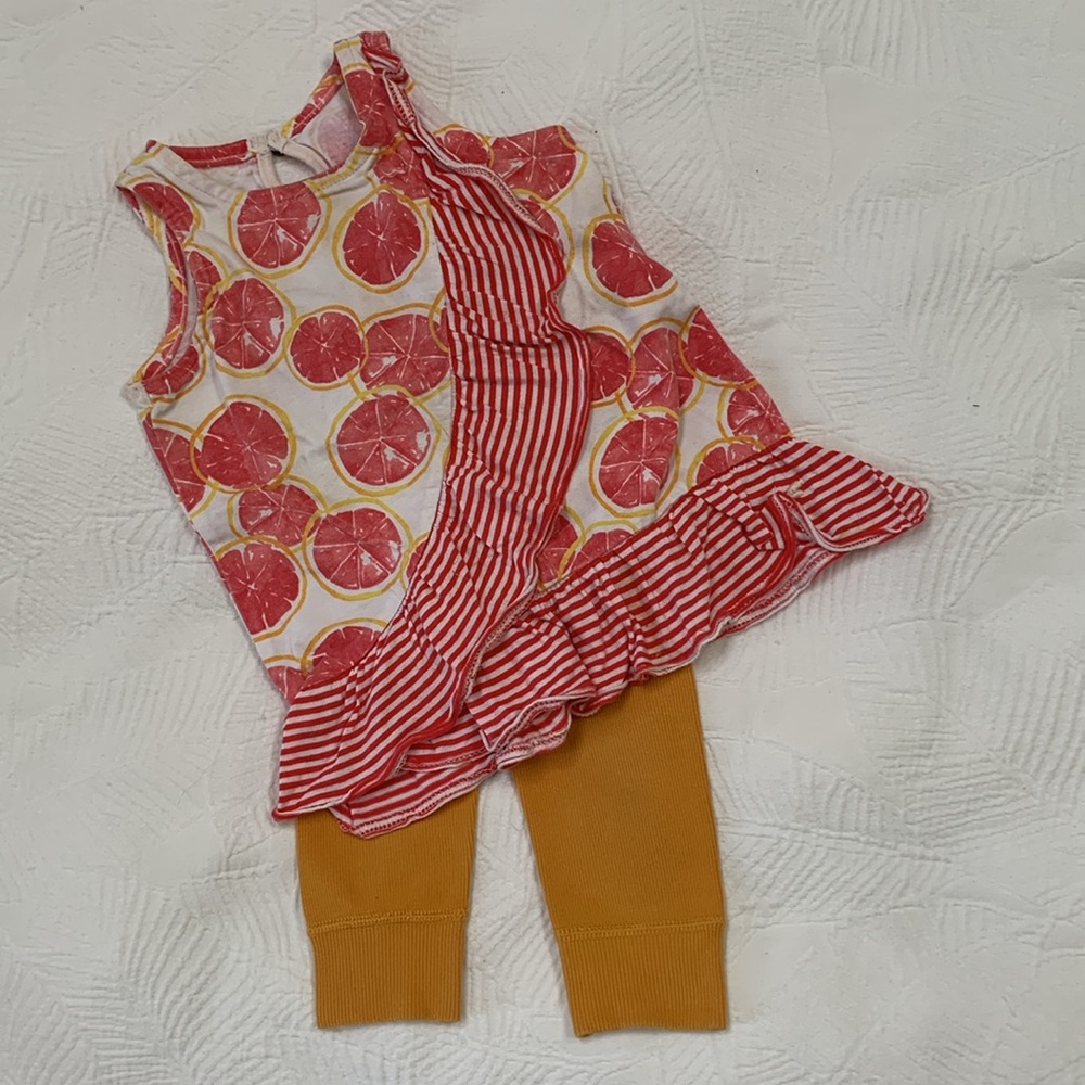 Hanna Andersson ribbed leggings 12m